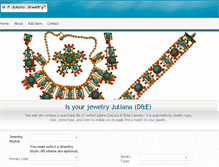 Tablet Screenshot of isitjulianajewelry.com